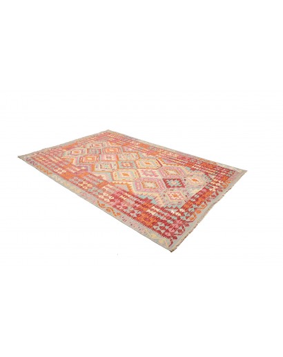 Tappeto Kilim Afghanistan beige giallo 169x253