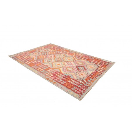 Tappeto Kilim Afghanistan beige giallo 169x253