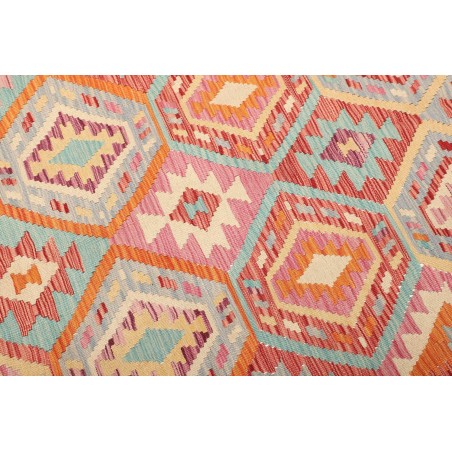 Tappeto Kilim Afghanistan beige giallo 169x253