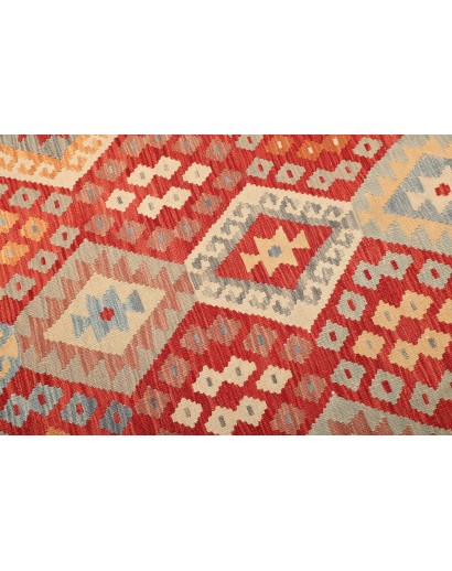 Tappeto Kilim Afghanistan beige arancione 183x245