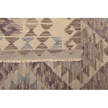 Tappeto Kilim Afghanistan azzurro bianco 186x239