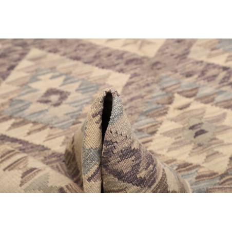 Tappeto Kilim Afghanistan azzurro bianco 186x239