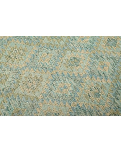 Tappeto Kilim Afghanistan azzurro grigio 180x266