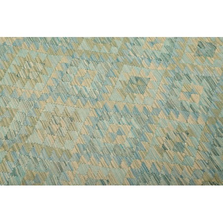 Tappeto Kilim Afghanistan azzurro grigio 180x266