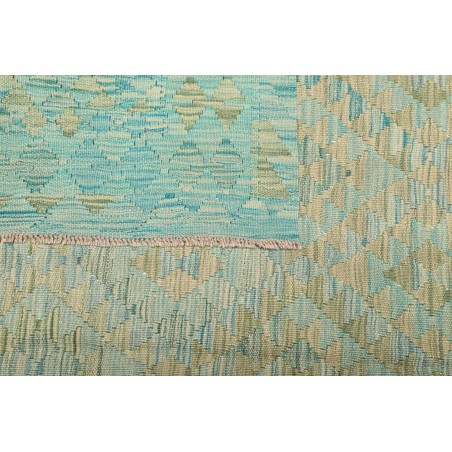 Tappeto Kilim Afghanistan azzurro grigio 180x266