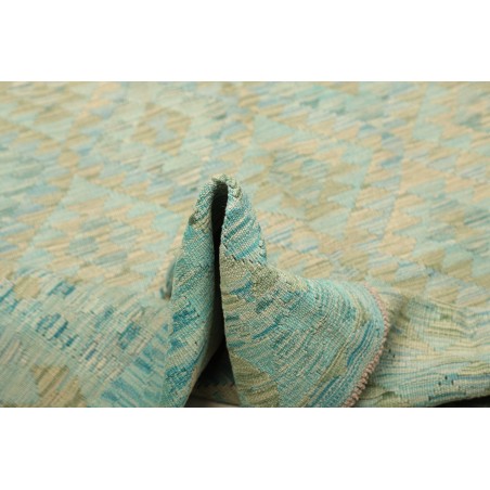 Tappeto Kilim Afghanistan azzurro grigio 180x266