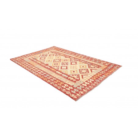 Tappeto Kilim Afghanistan giallo marrone 174x242