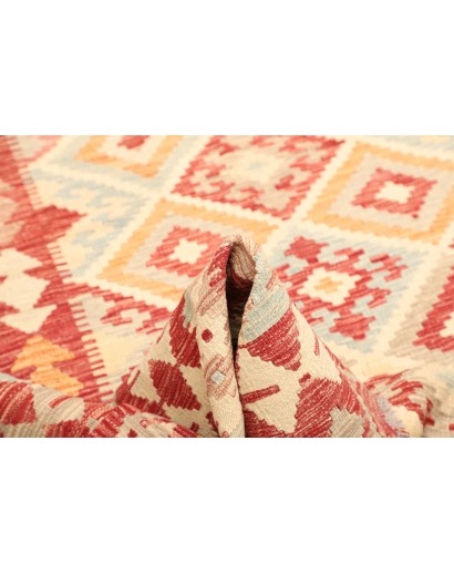 Tappeto Kilim Afghanistan giallo marrone 174x242