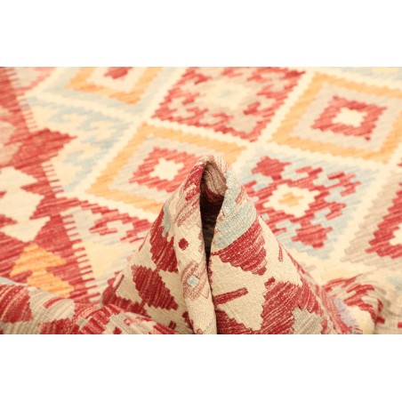 Tappeto Kilim Afghanistan giallo marrone 174x242