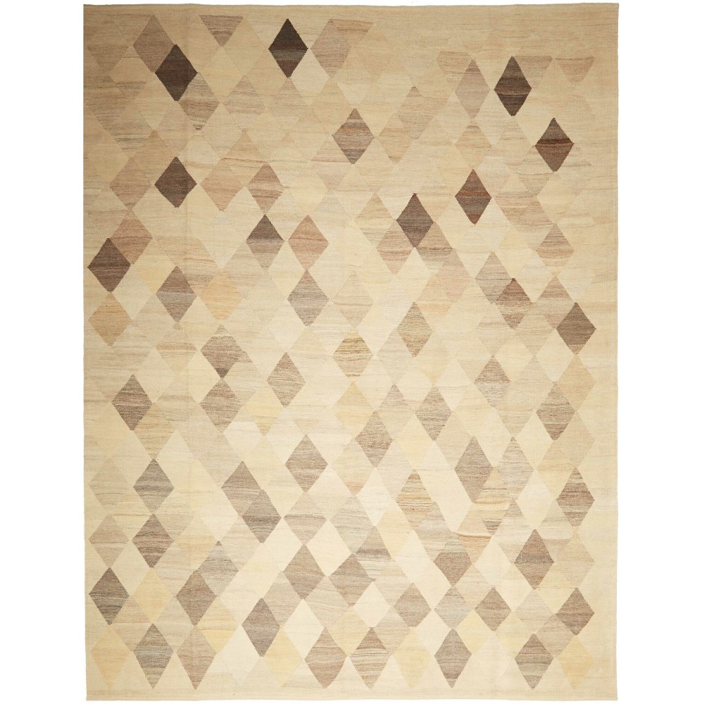 Tappeto Kilim Persia marrone 273x354 Tappeto Kilim Persia marrone 273x354