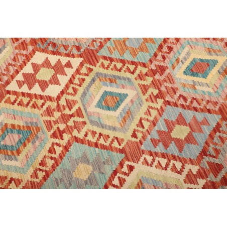 Tappeto Kilim Afghanistan marrone grigio 174x234