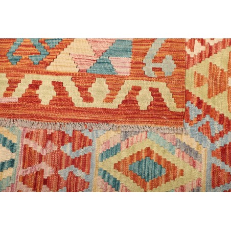 Tappeto Kilim Afghanistan marrone grigio 174x234