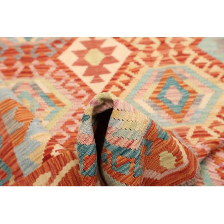 Tappeto Kilim Afghanistan marrone grigio 174x234