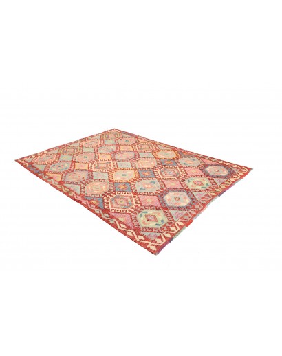 Tappeto Kilim Afghanistan marrone 179x242