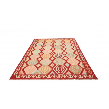 Tappeto Kilim Afghanistan marrone 185x241
