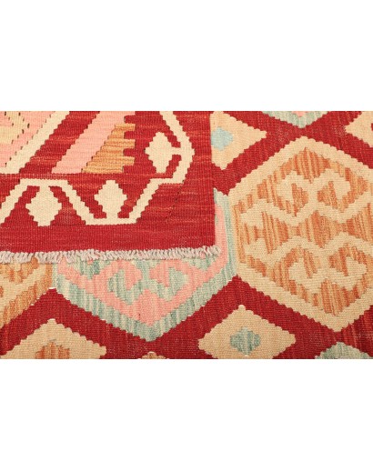 Tappeto Kilim Afghanistan marrone 185x241