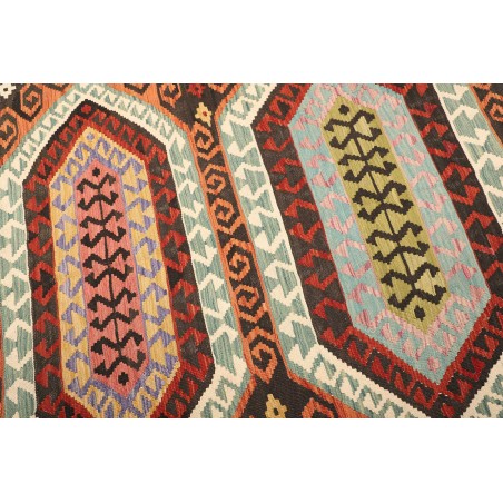 Tappeto Kilim Afghanistan bianco grigio 178x248