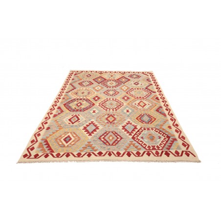 Tappeto Kilim Afghanistan beige giallo 173x235
