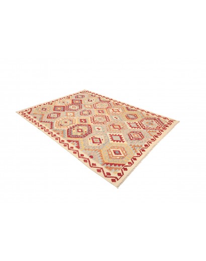 Tappeto Kilim Afghanistan beige giallo 173x235