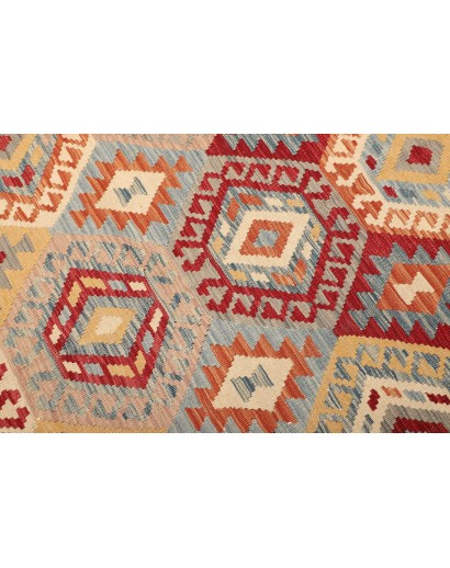 Tappeto Kilim Afghanistan beige giallo 173x235