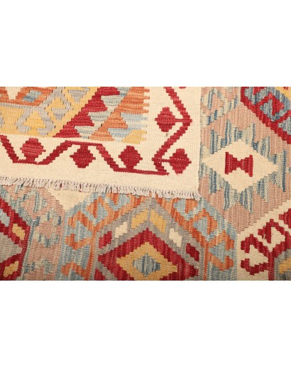 Tappeto Kilim Afghanistan beige giallo 173x235