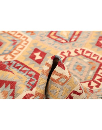 Tappeto Kilim Afghanistan beige giallo 173x235
