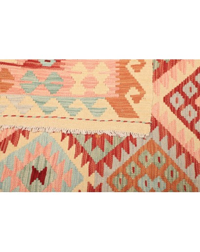 Tappeto Kilim Afghanistan marrone rosso 181x238