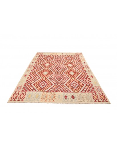 Tappeto Kilim Afghanistan giallo marrone 182x242