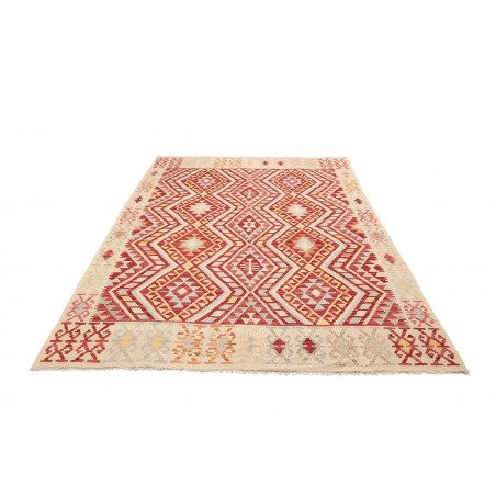 Tappeto Kilim Afghanistan giallo marrone 182x242