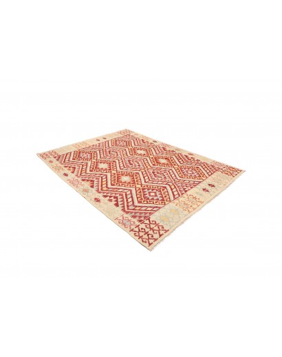 Tappeto Kilim Afghanistan giallo marrone 182x242
