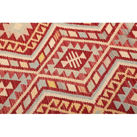 Tappeto Kilim Afghanistan giallo marrone 182x242