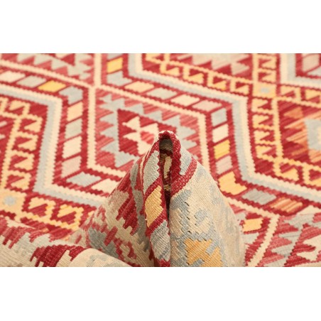 Tappeto Kilim Afghanistan giallo marrone 182x242