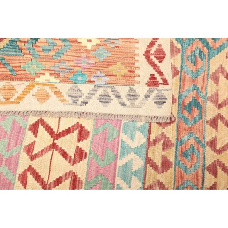 Tappeto Kilim Afghanistan beige blu 181x243
