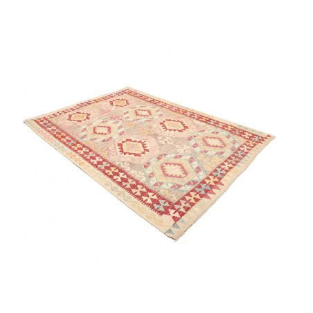 Tappeto Kilim Afghanistan marrone giallo 176x246