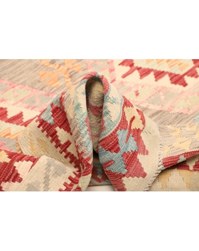 Tappeto Kilim Afghanistan marrone giallo 176x246