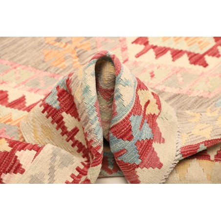 Tappeto Kilim Afghanistan marrone giallo 176x246