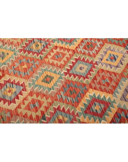Tappeto Kilim Afghanistan marrone 207x293