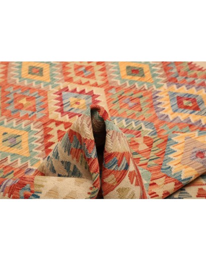 Tappeto Kilim Afghanistan marrone 207x293