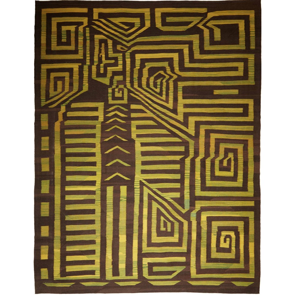 Tappeto Kilim Persia verde 300x389 Tappeto Kilim Persia verde 300x389