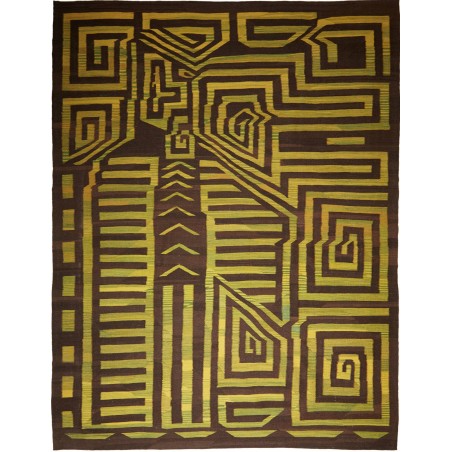 Tappeto Kilim Persia verde 300x389