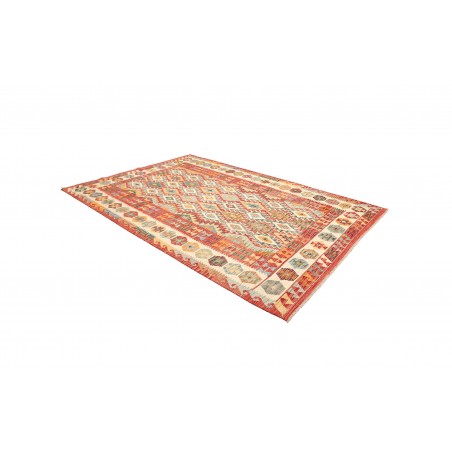 Tappeto Kilim Afghanistan marrone giallo 205x297