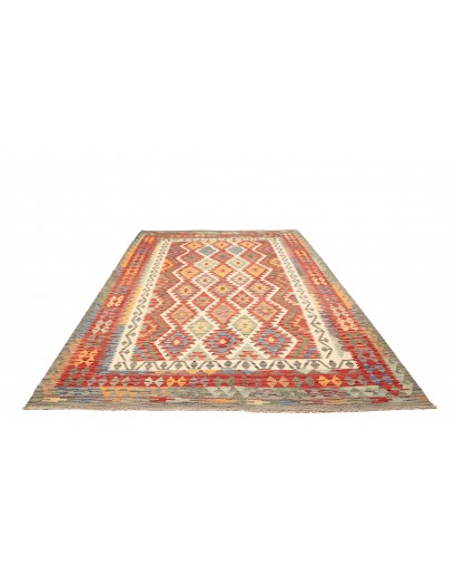 Tappeto Kilim Afghanistan marrone 210x294