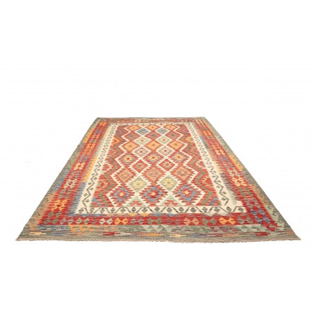 Tappeto Kilim Afghanistan marrone 210x294