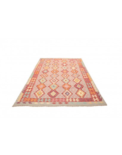 Tappeto Kilim Afghanistan marrone beige 177x246