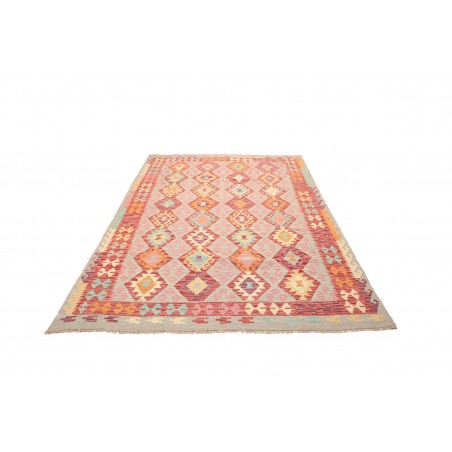 Tappeto Kilim Afghanistan marrone beige 177x246