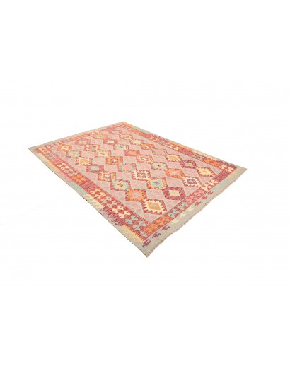Tappeto Kilim Afghanistan marrone beige 177x246