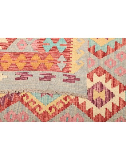 Tappeto Kilim Afghanistan marrone beige 177x246