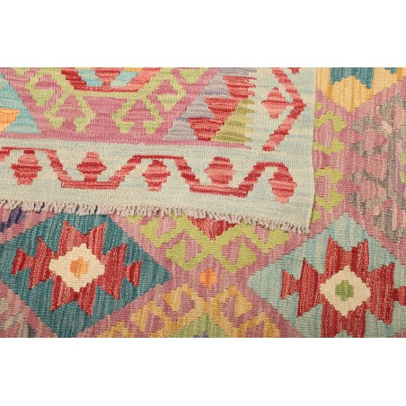 Tappeto Kilim Afghanistan marrone grigio 173x247