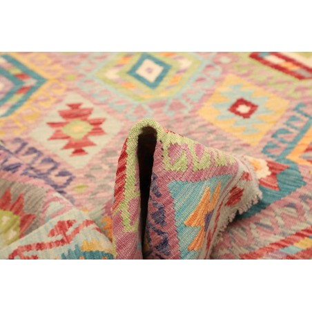 Tappeto Kilim Afghanistan marrone grigio 173x247