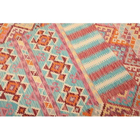 Tappeto Kilim Afghanistan beige rosso 184x247